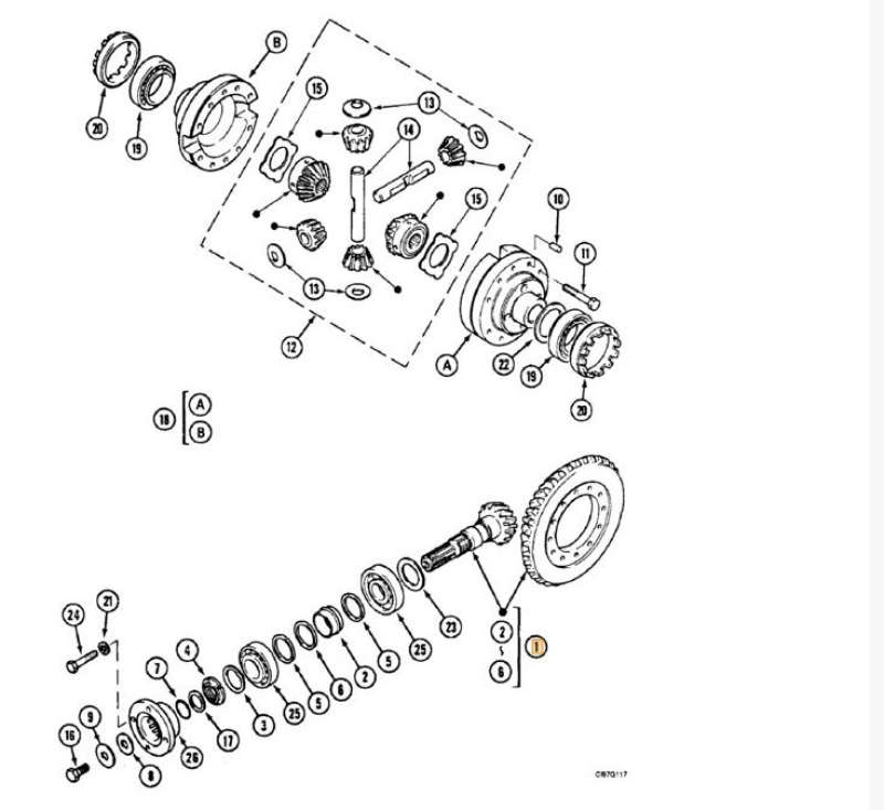 TRASMISSION GEAR M4839349 CNH