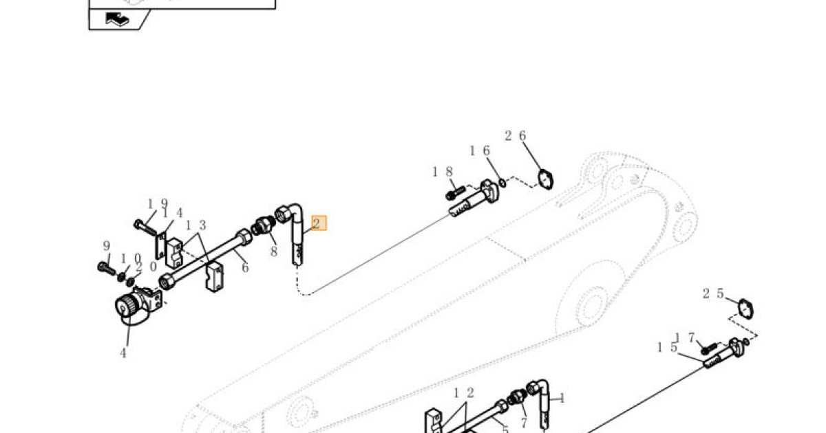 PIPE ASSY CASE 3022858 CNH | Rami Spare Parts