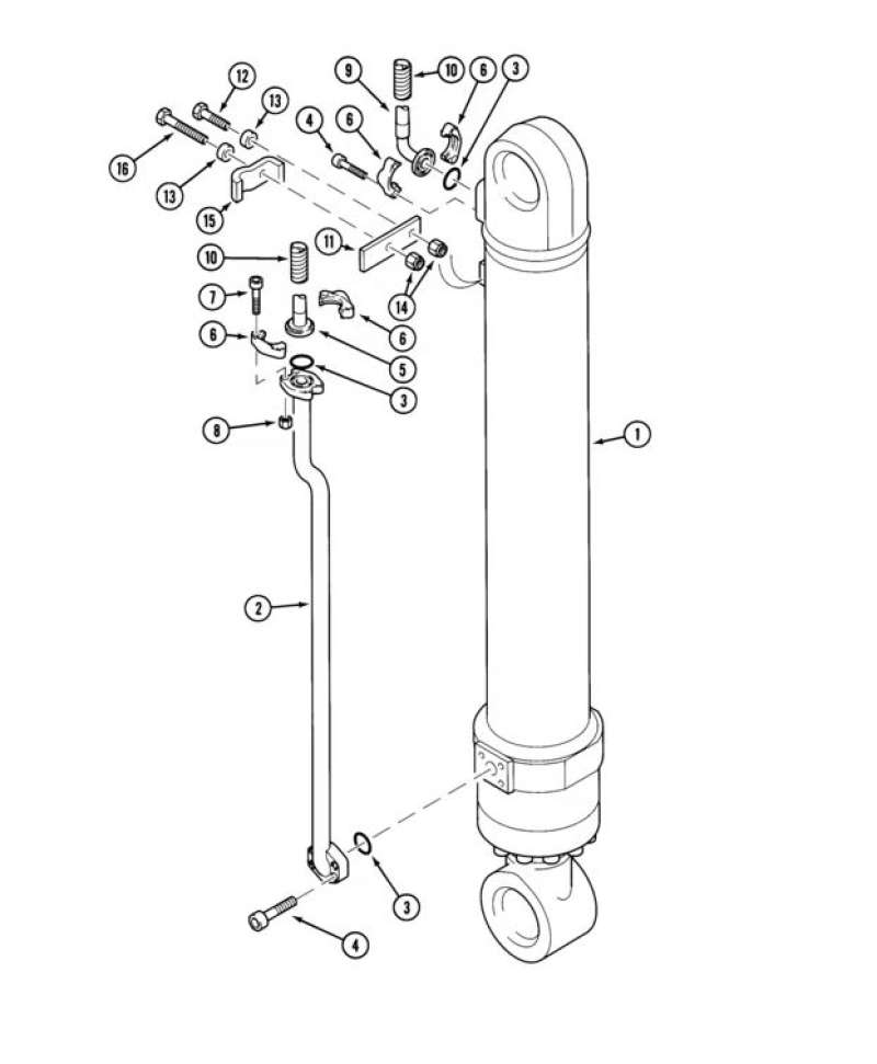 HYDRAULIC PISTON Q8546745 CASE