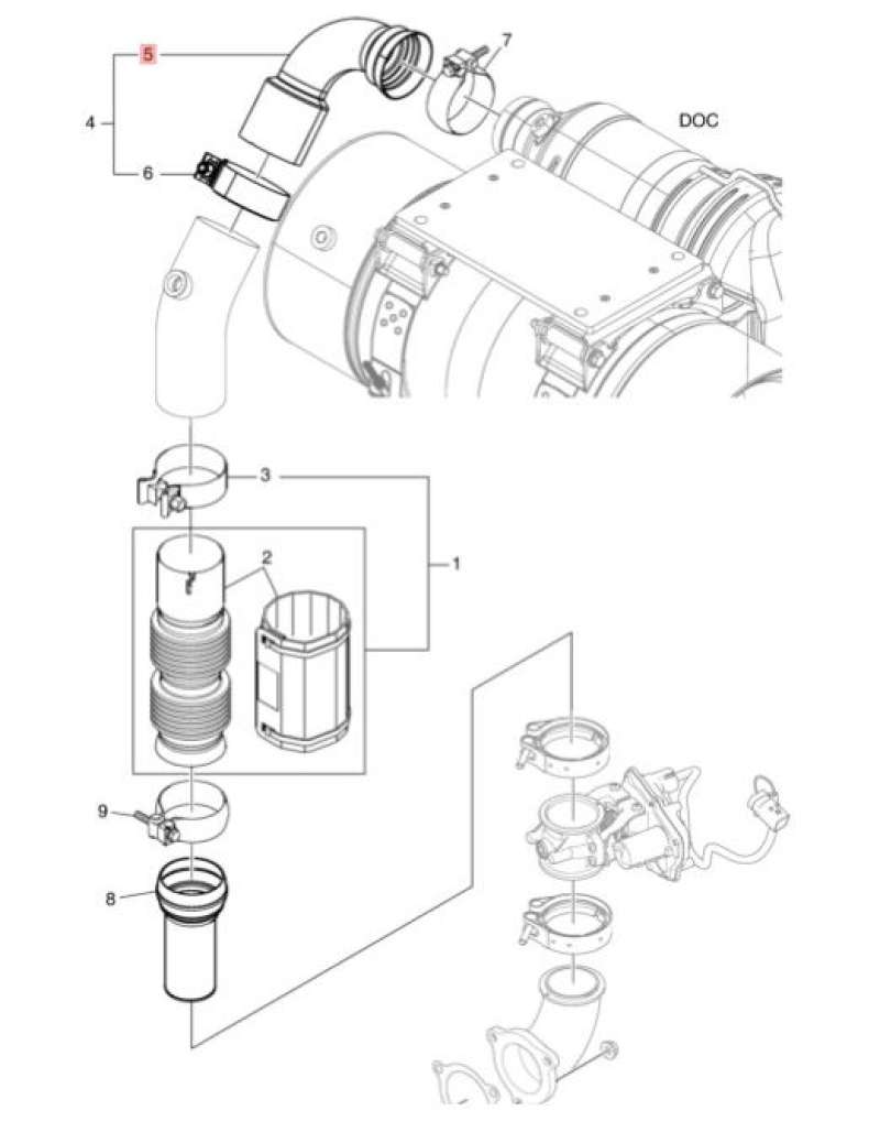 PIPE 430213-00395 DOOSAN