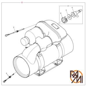 MUFFLER DOOSAN-DEVELON 400401-00259