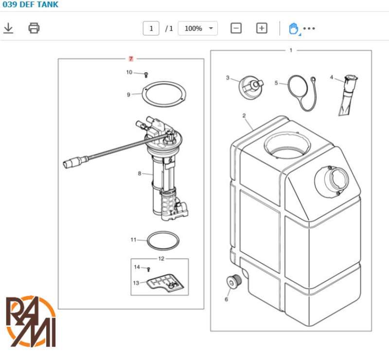 HEAD DEF 160401-00681 DOOSAN DEVELON