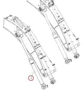 CYLINDER, BOOM LV01V00001F4 KOBELCO
