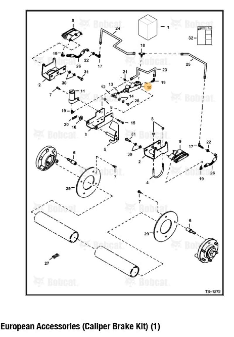 POMPA FRENI 6666933 BOBCAT