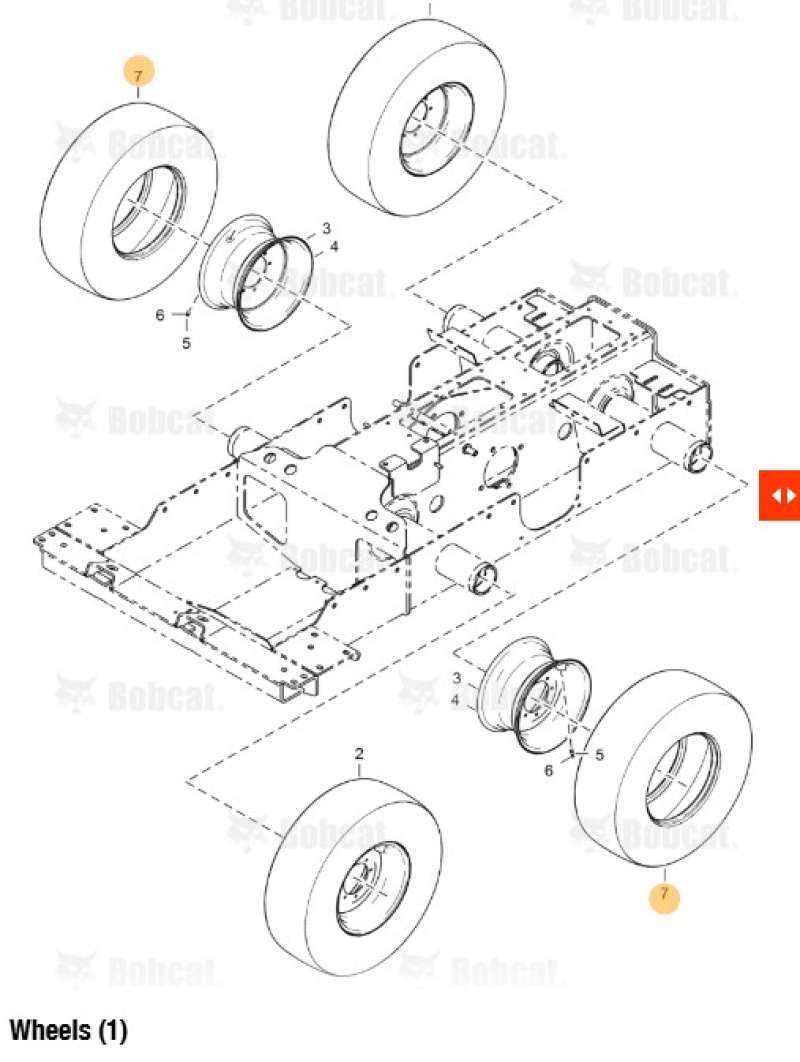 RIM AND WHEEL 6686872 6987702