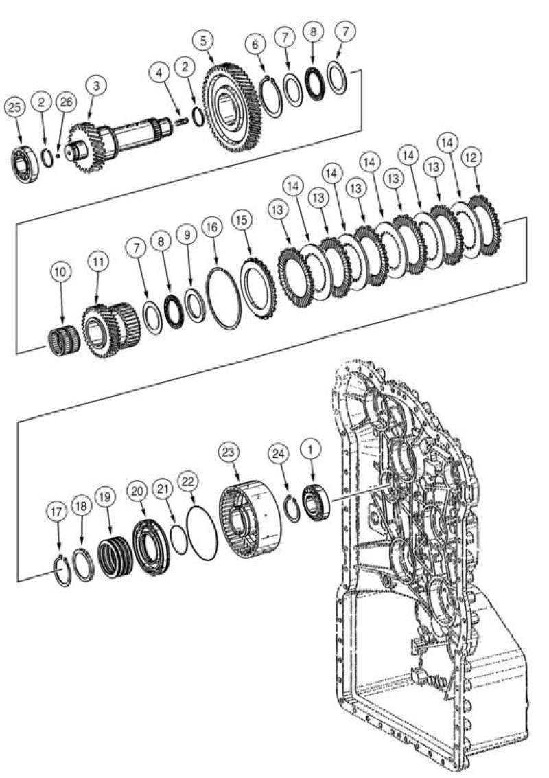 TRASMISSION GEAR 331942a1 CASE