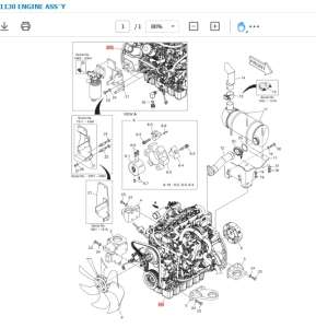 ENGINE DOOSAN ASSY DL02-LEE03-CE