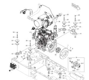ENGINE DOOSAN ASSY 150109-00944G