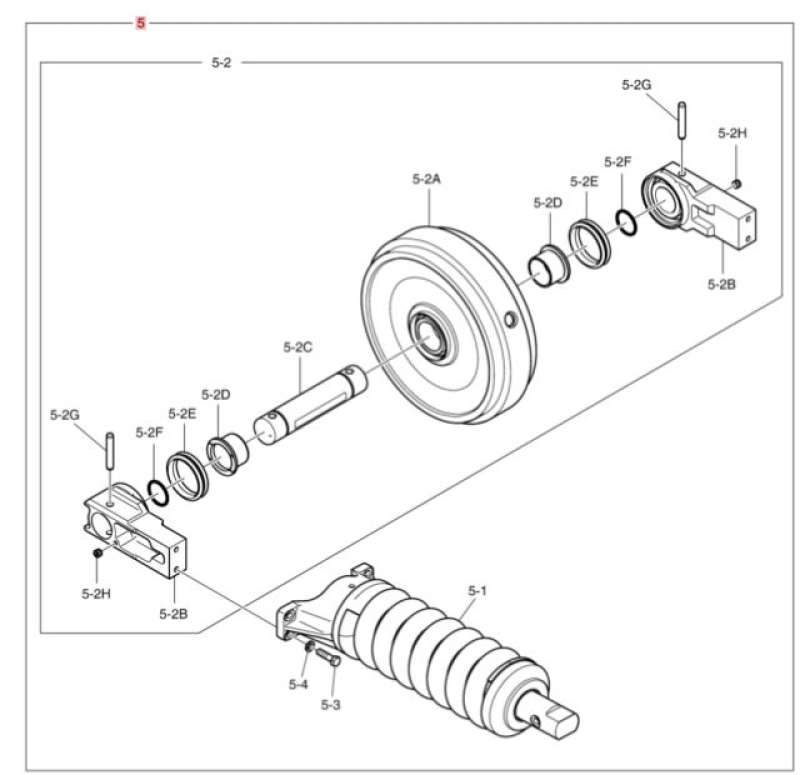 ADJUSTER ASSY,TRACK 200101-00149